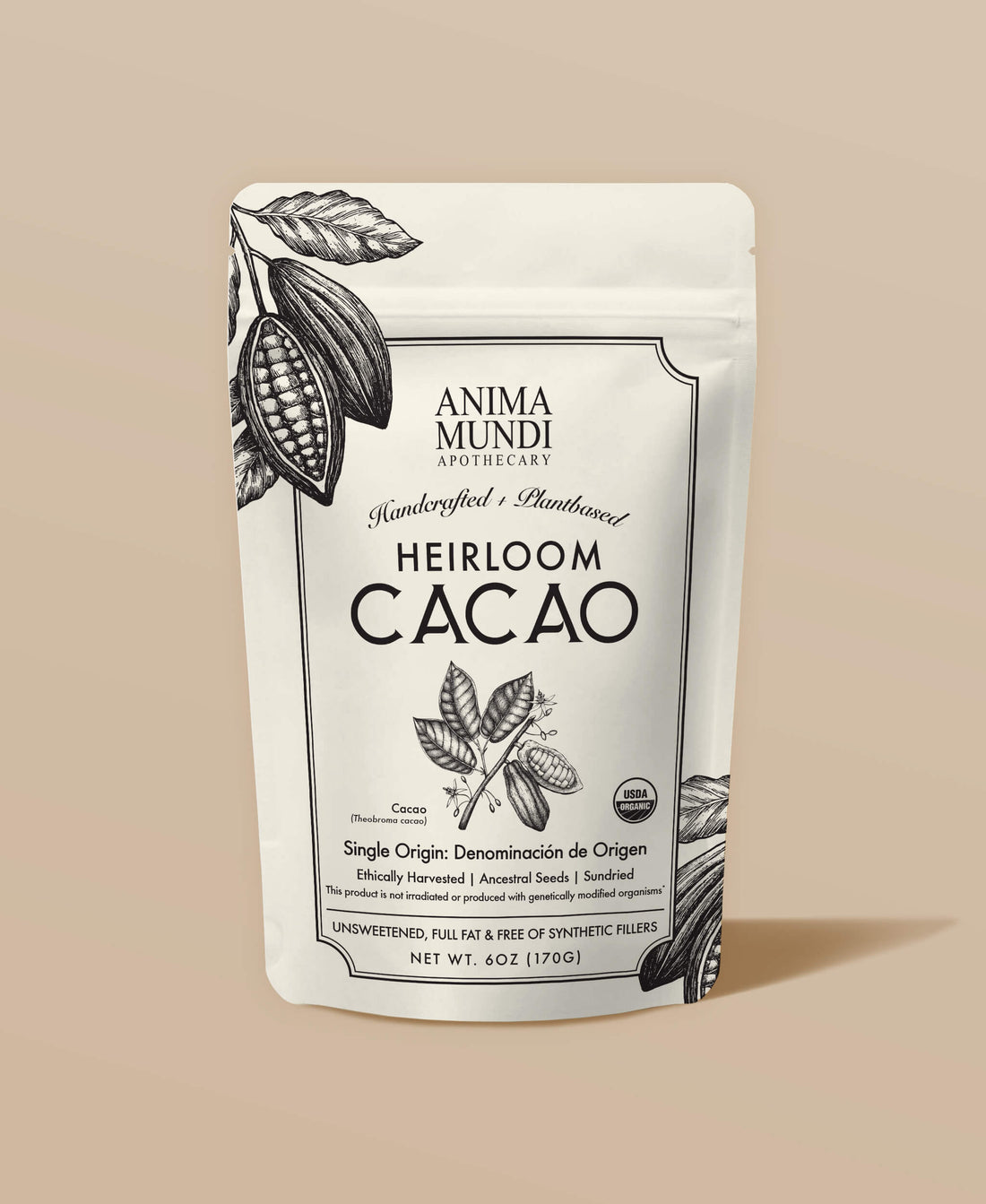 HEIRLOOM CACAO Powder | Organic Ancestral Seeds