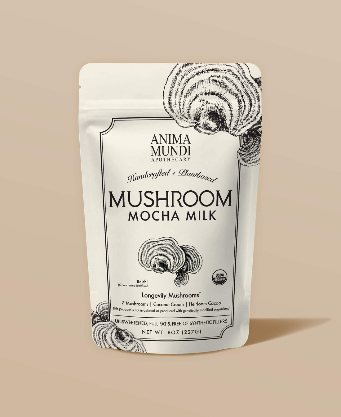 MUSHROOM MOCHA MILK | Longevity Mushrooms*