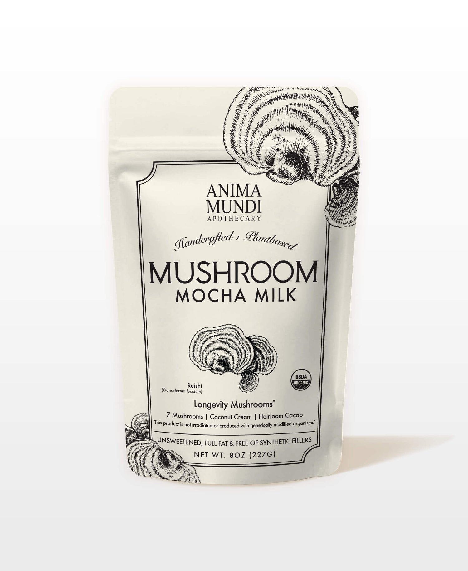 MUSHROOM MOCHA MILK | Longevity Milk*