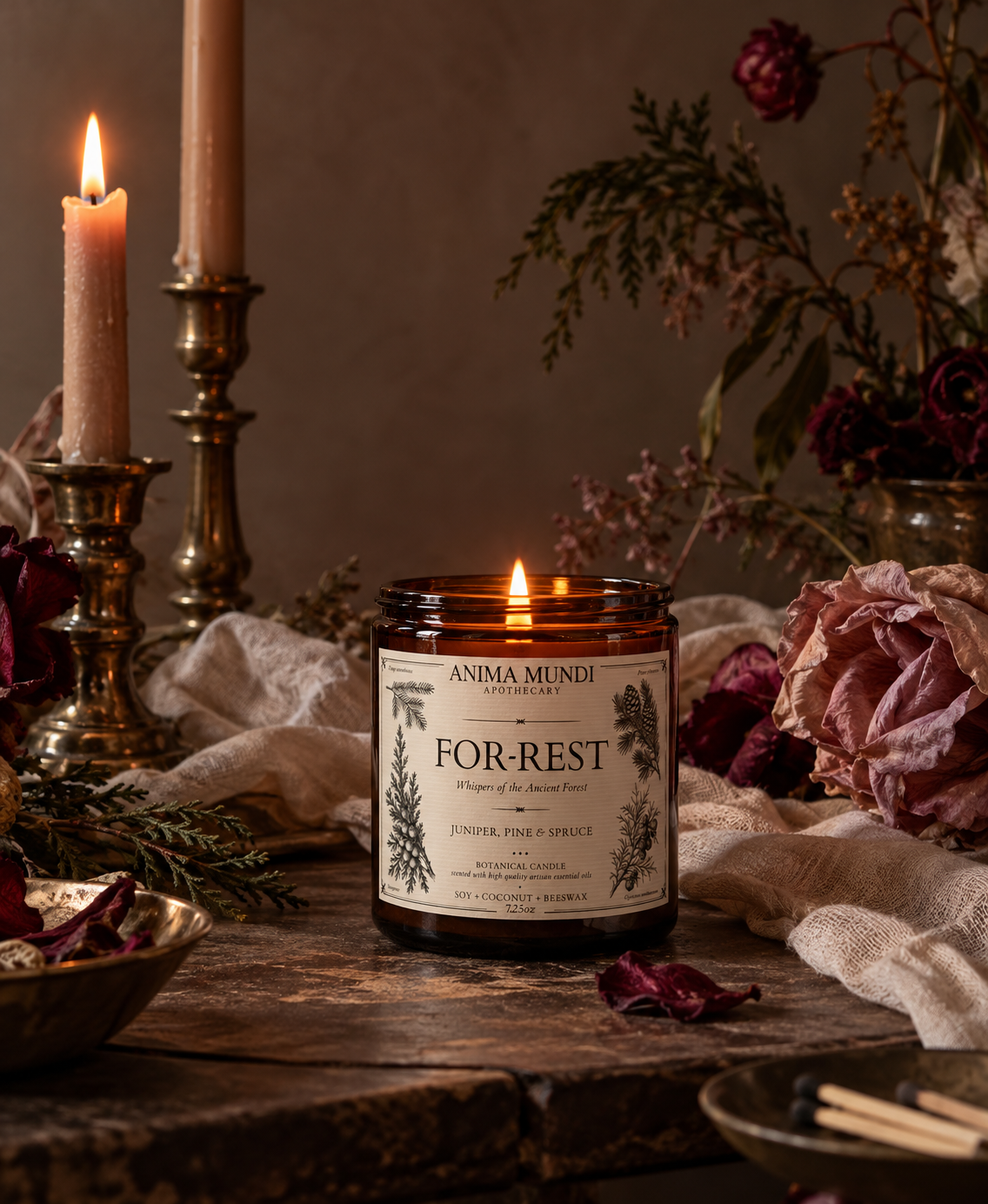 FOR-REST CANDLE | Forest Grounding + Deep Restoration