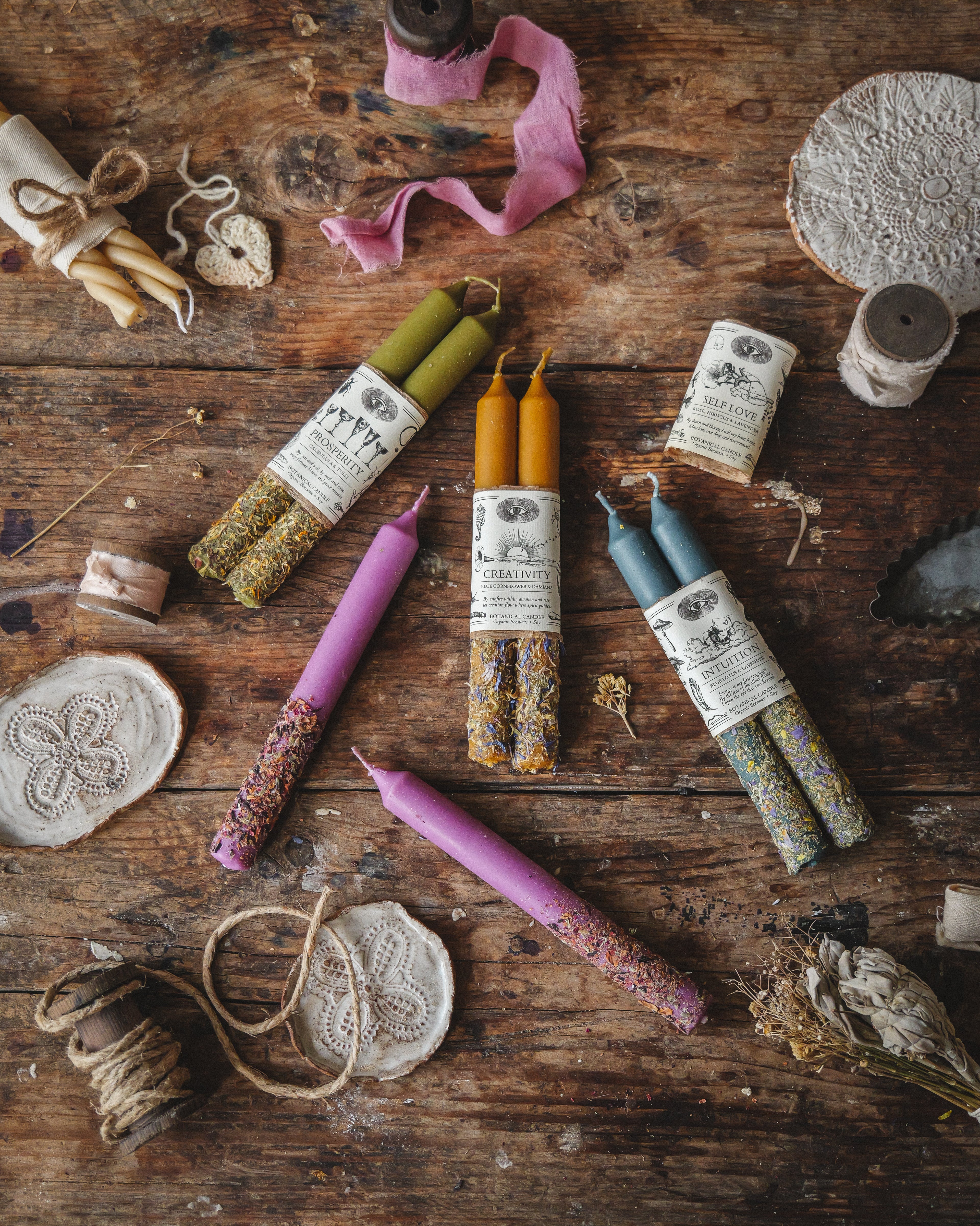 PROSPERITY RITUAL CANDLE | Manifestation + Abundance