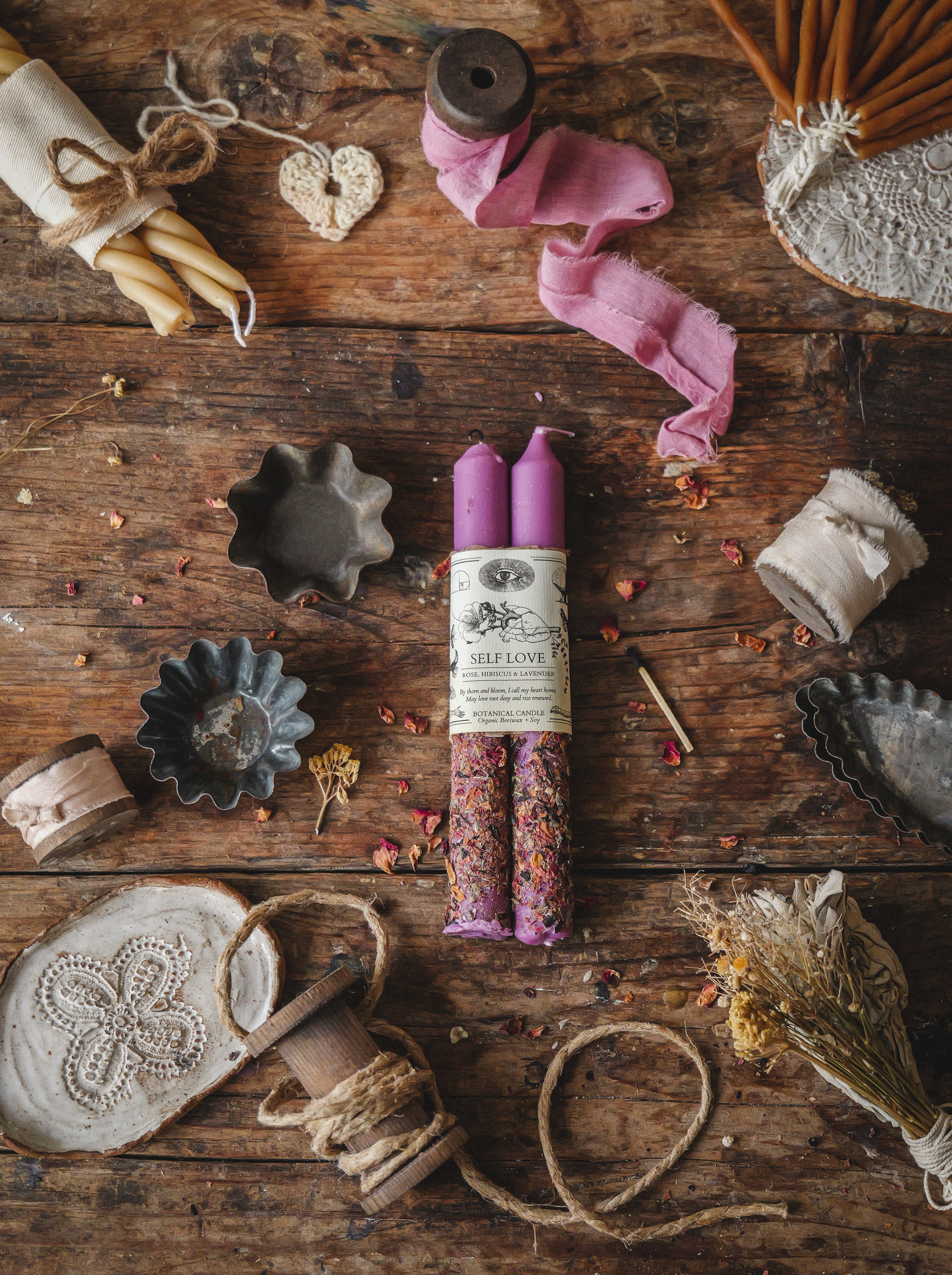 SELF-LOVE RITUAL CANDLE | Heart Healer + Inner Softening