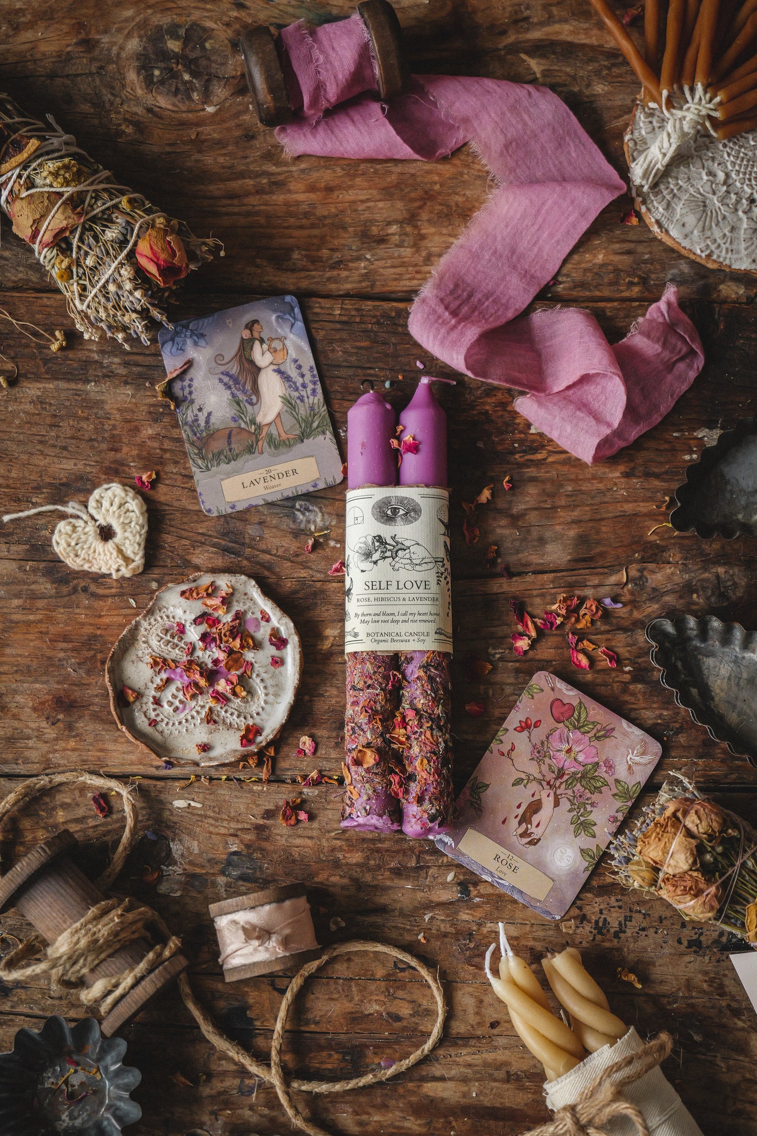 SELF-LOVE RITUAL CANDLE | Heart Healer + Inner Softening