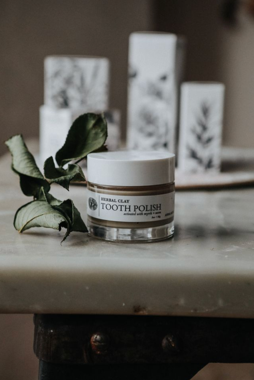 TOOTH POLISH | Herbal Clay, Activated with Myrrh + Neem