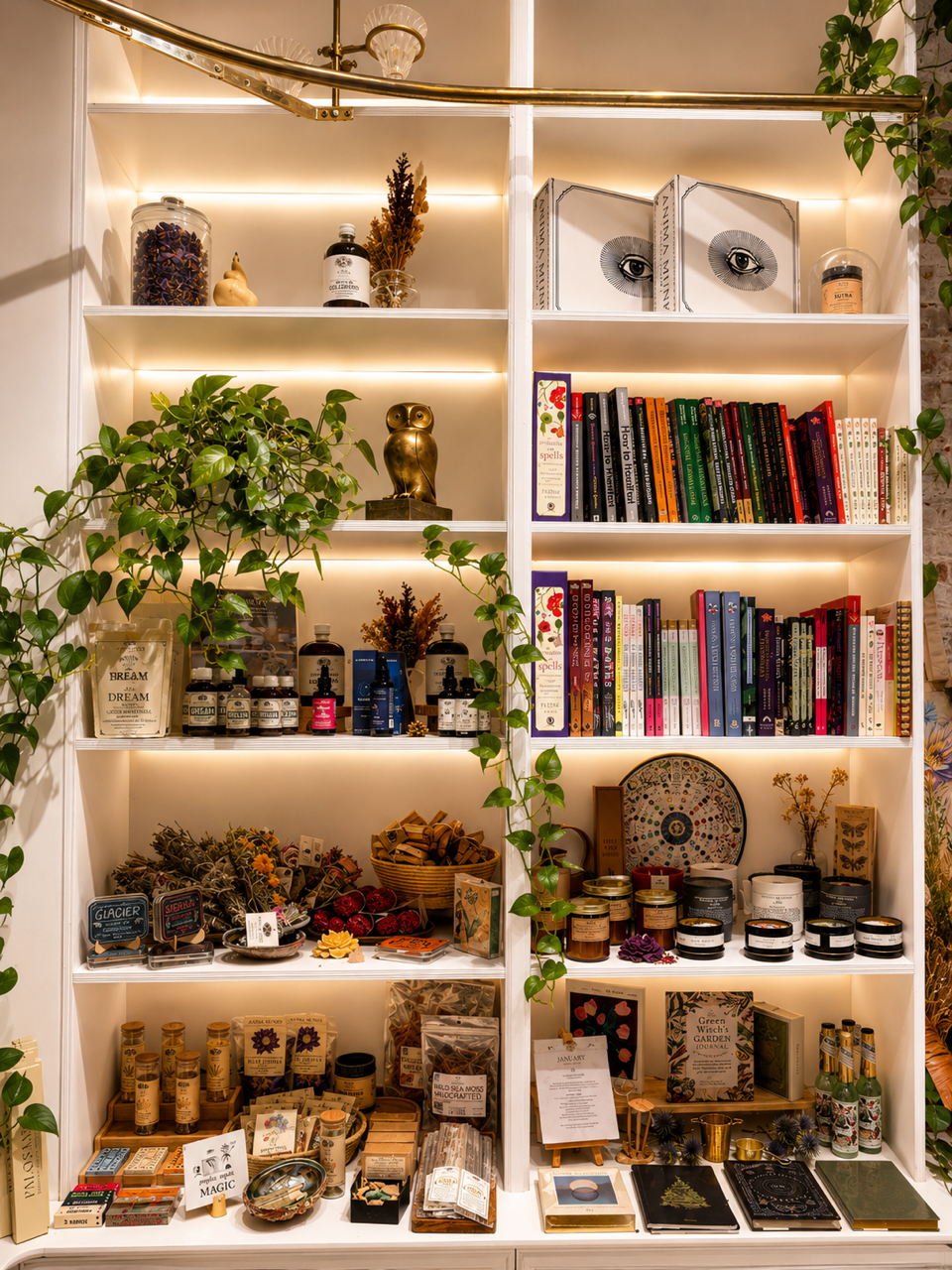Anima Muni Herbals Soho Store Interior shot of  the store