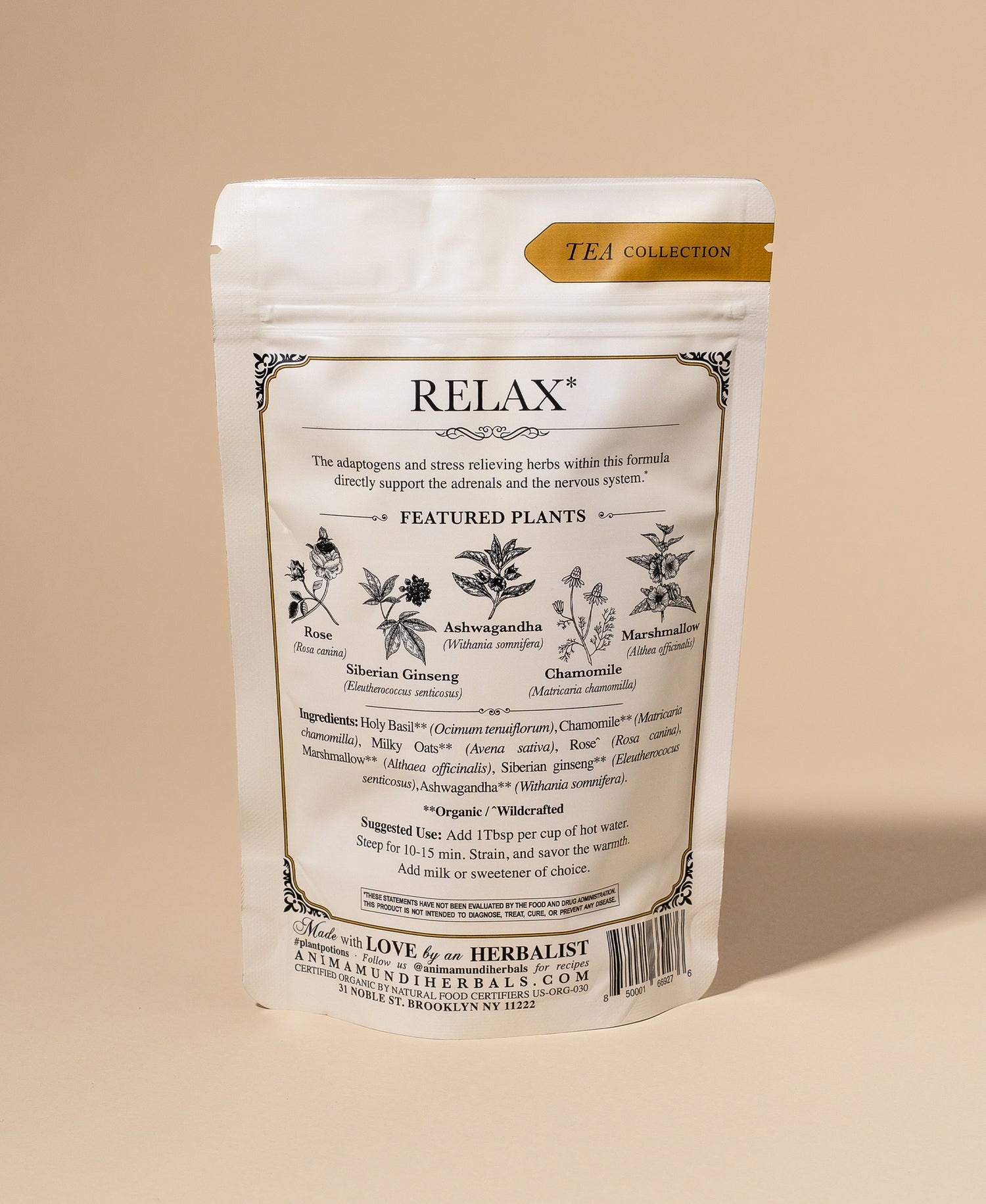 CALM Tea | Organic Tonic for Calm + Balance*