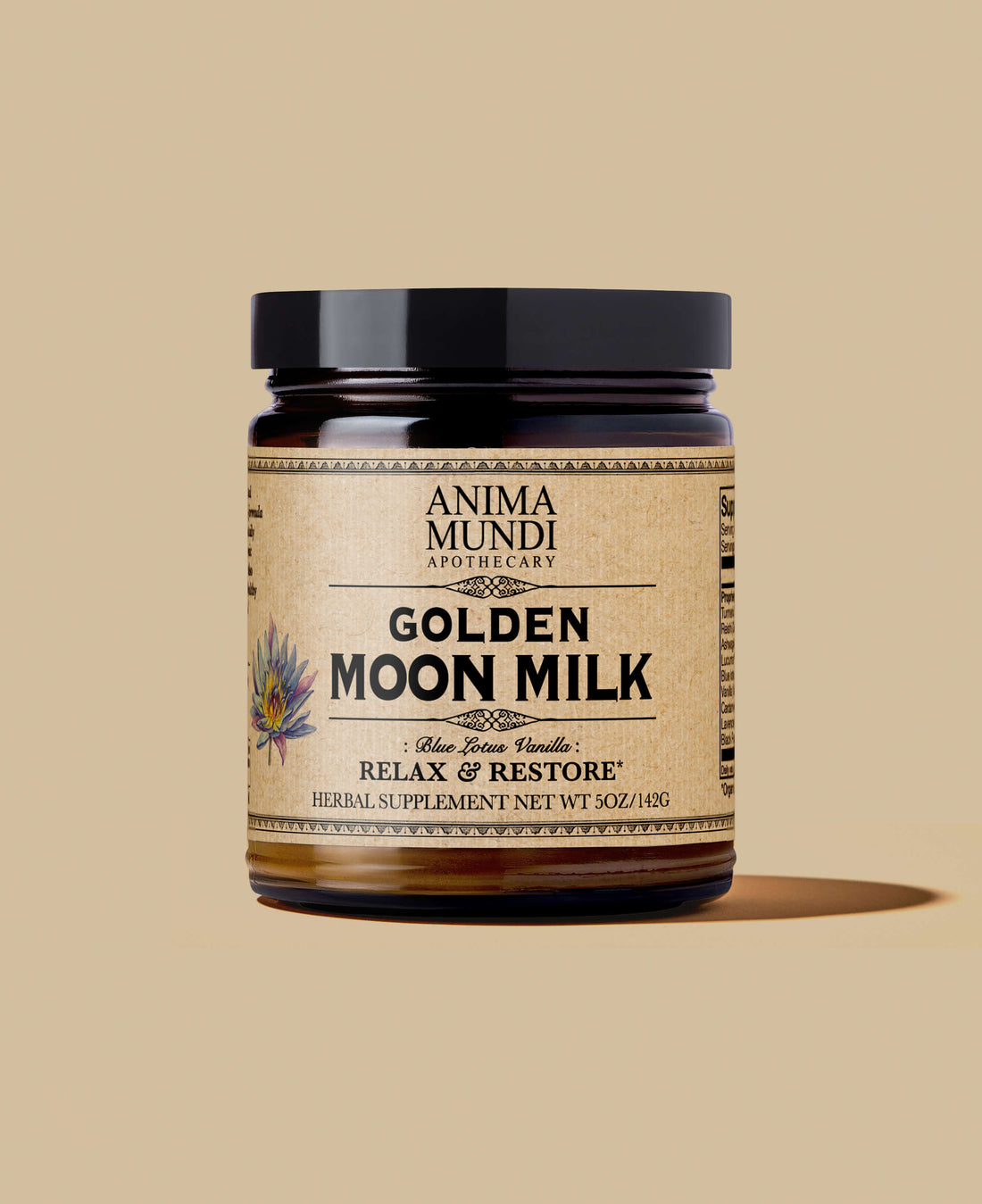 GOLDEN MOON MILK | Blue Lotus Vanilla