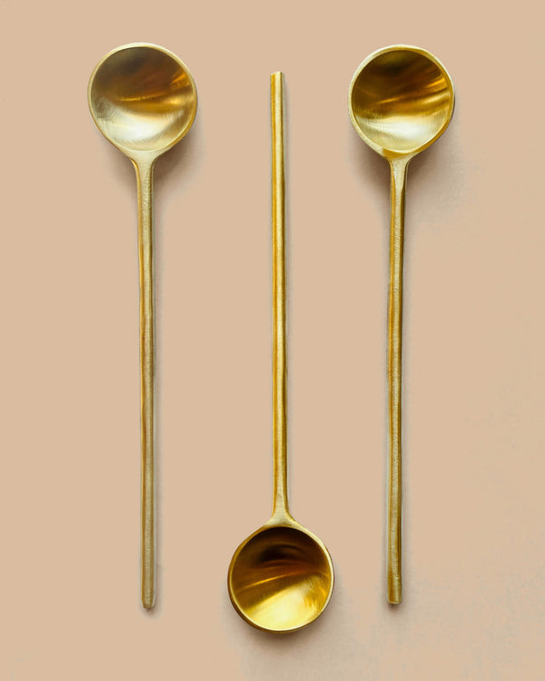 BRASS SPOON | Handmade, Solid Brass