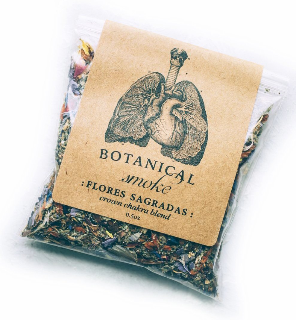 FLORES SAGRADAS Herbal Smoke : Crown Chakra Blend *10.00% Off Auto renew