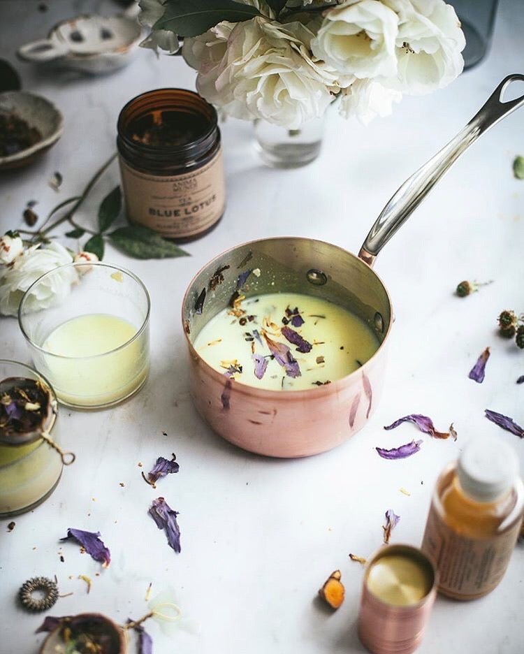 Peace & Calming Herbs with Blue Lotus + Cacao Smokable Tea ❦